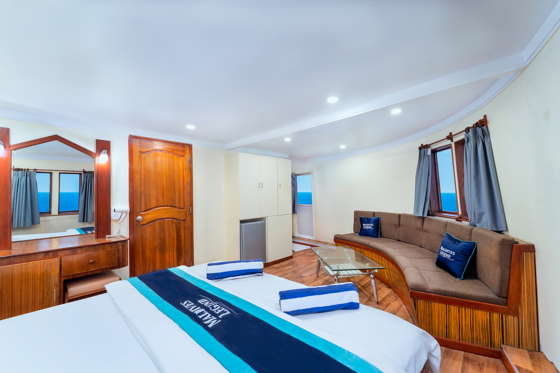 Velká kajuta pro tři